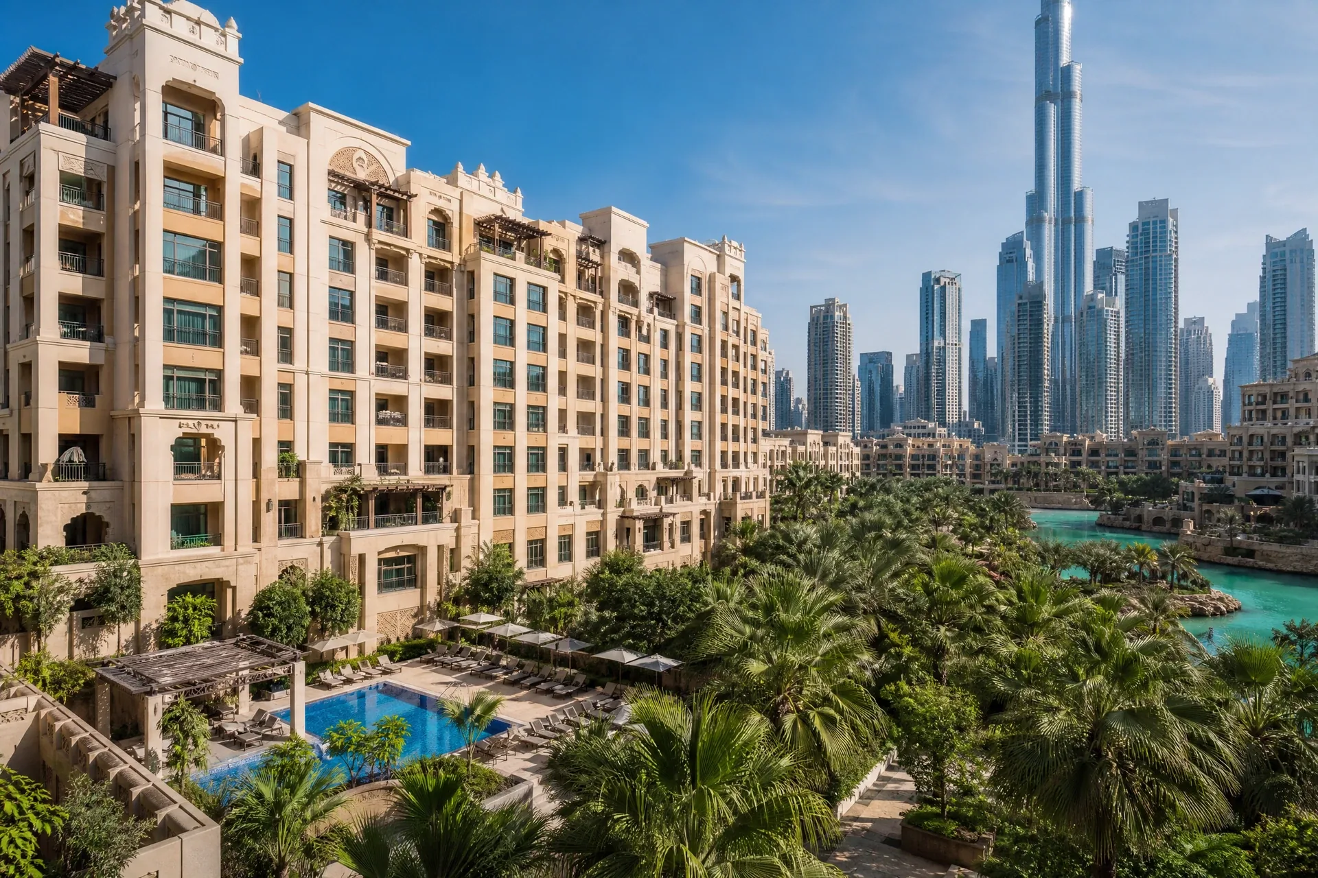Downtown Dubai with Burj Khalifa